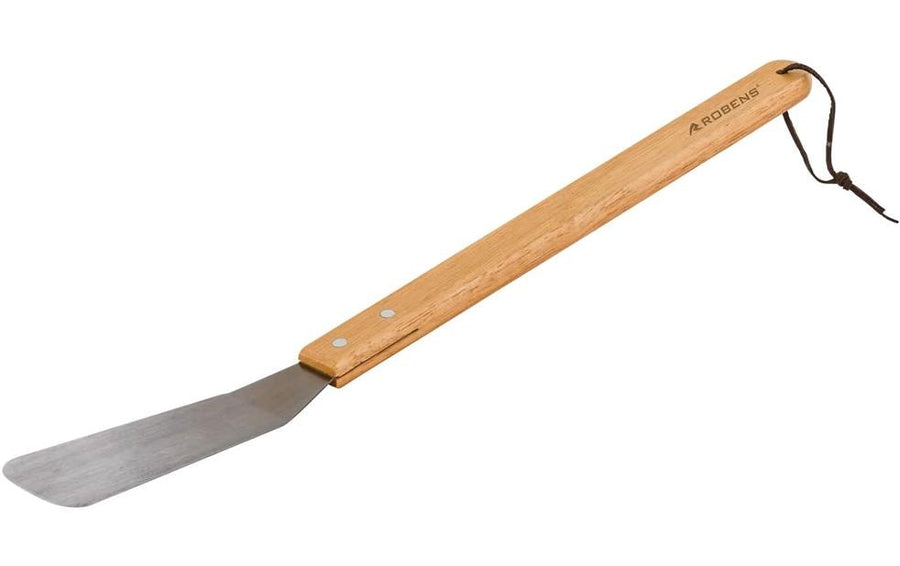 Fire Spatula Plancha Spachtel Holzgriff Stahl für Grillen Grills & Feuerstellen Robens