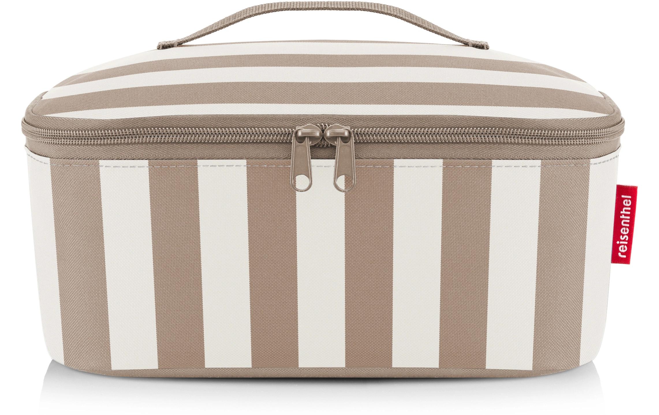 Reisenthel coolerbag M pocket summerstripes coffee