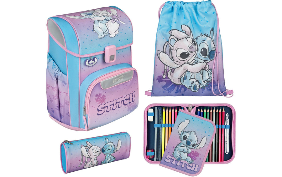 Scooli Schulrucksack-Set EasyStart Lilo und Stitch, 5-teilig