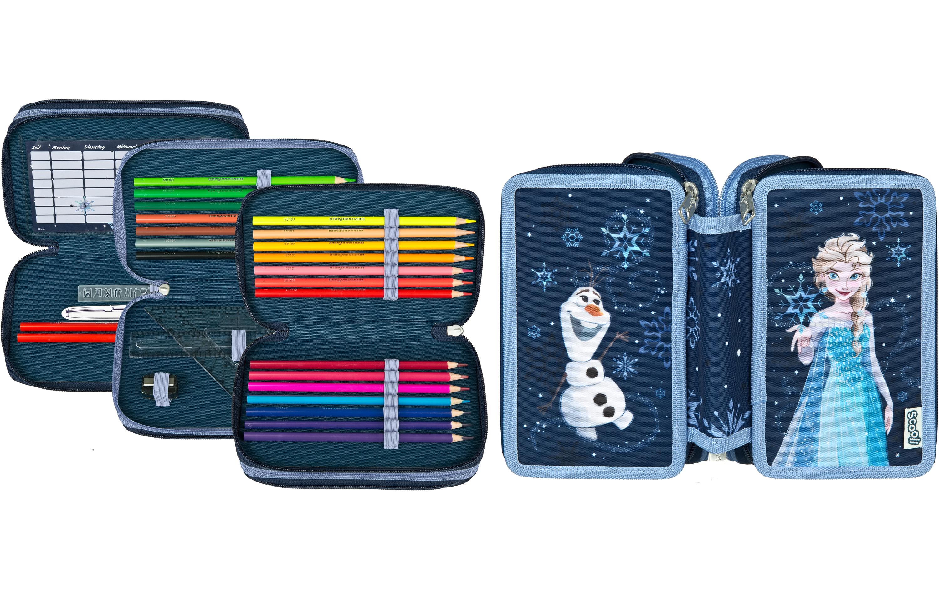 Scooli Necessaire Tripledecker Frozen gefüllt