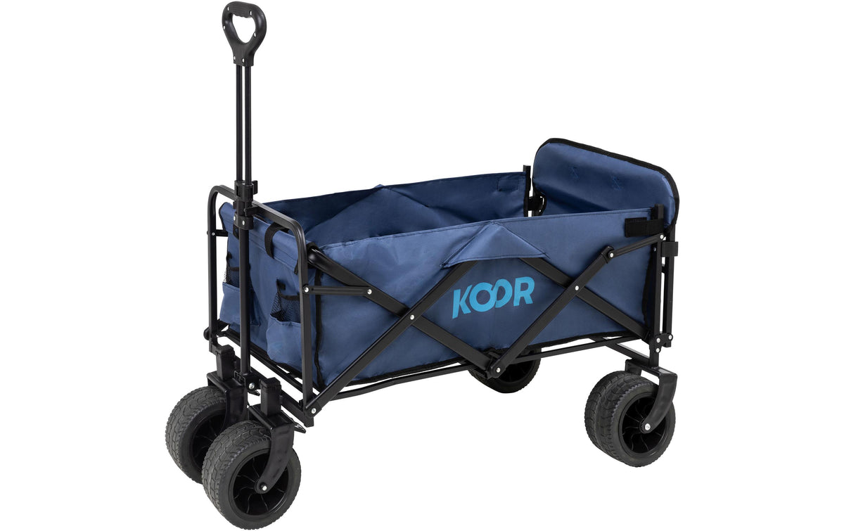 Leiterwagen Vaunu Blau mit grauen Details von KOOR