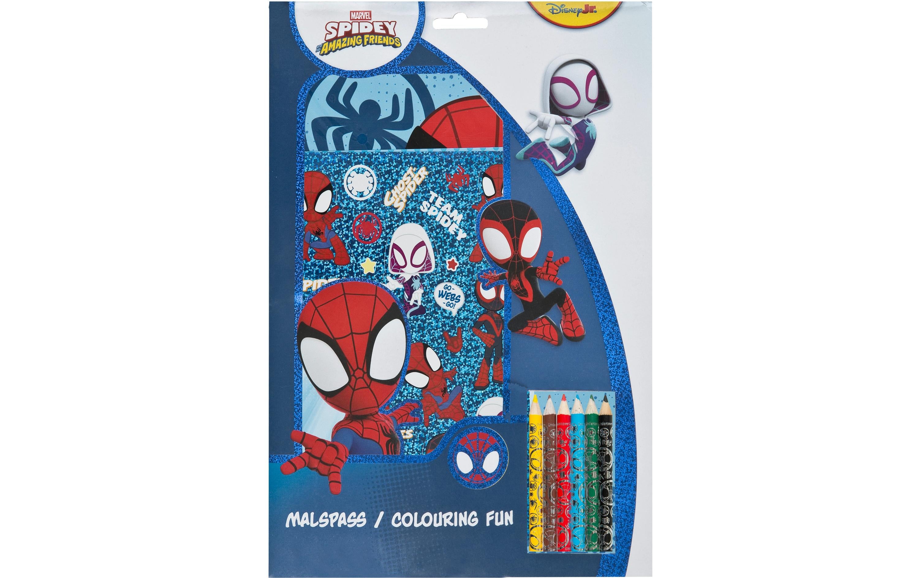 Undercover Malset Malspass Spidey, 51-teilig