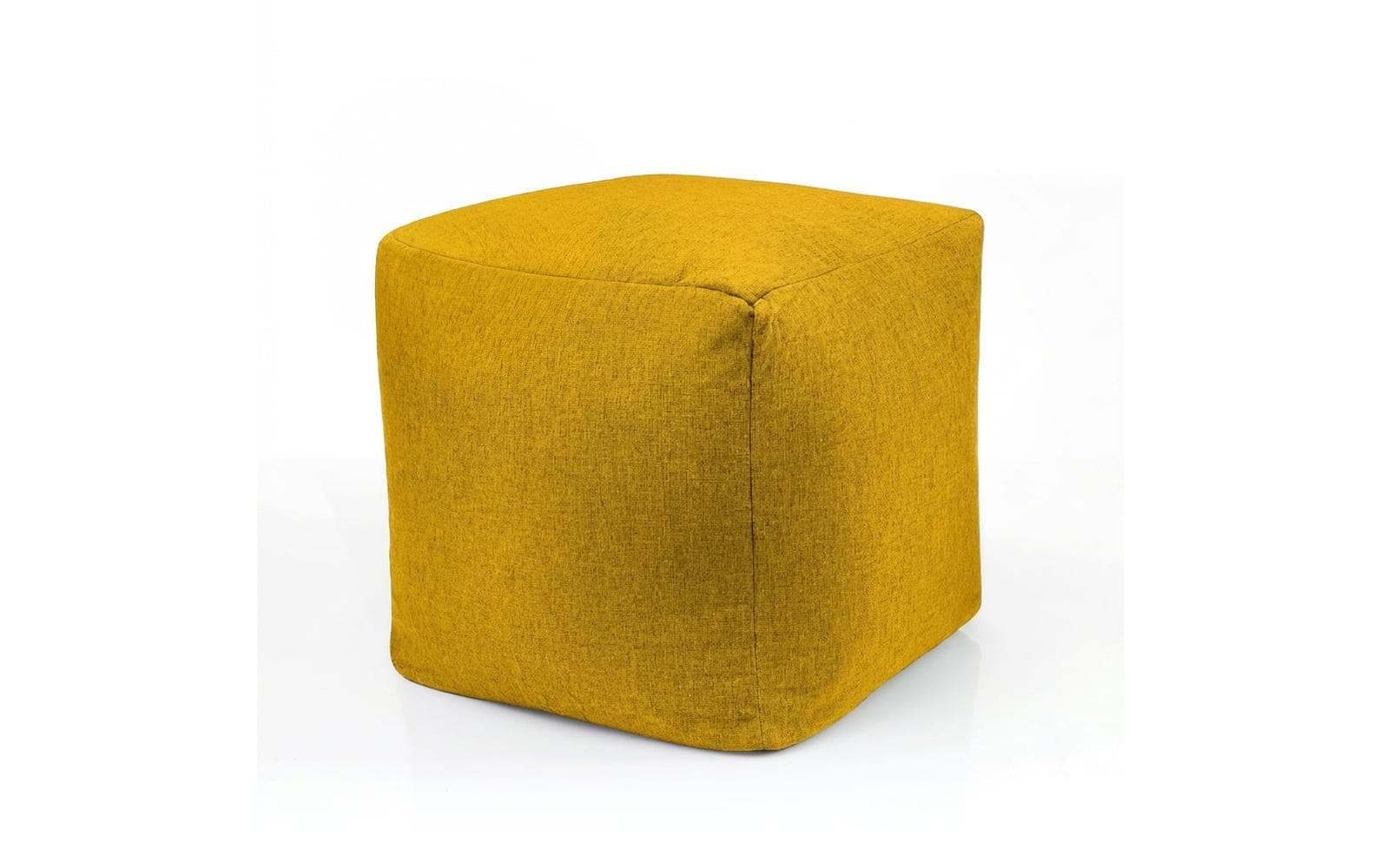 Urbanara Hocker Basic-Comfort , Senfgelb