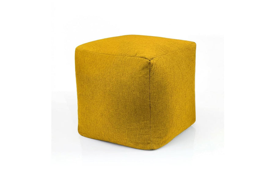 Urbanara Hocker Basic-Comfort , Senfgelb
