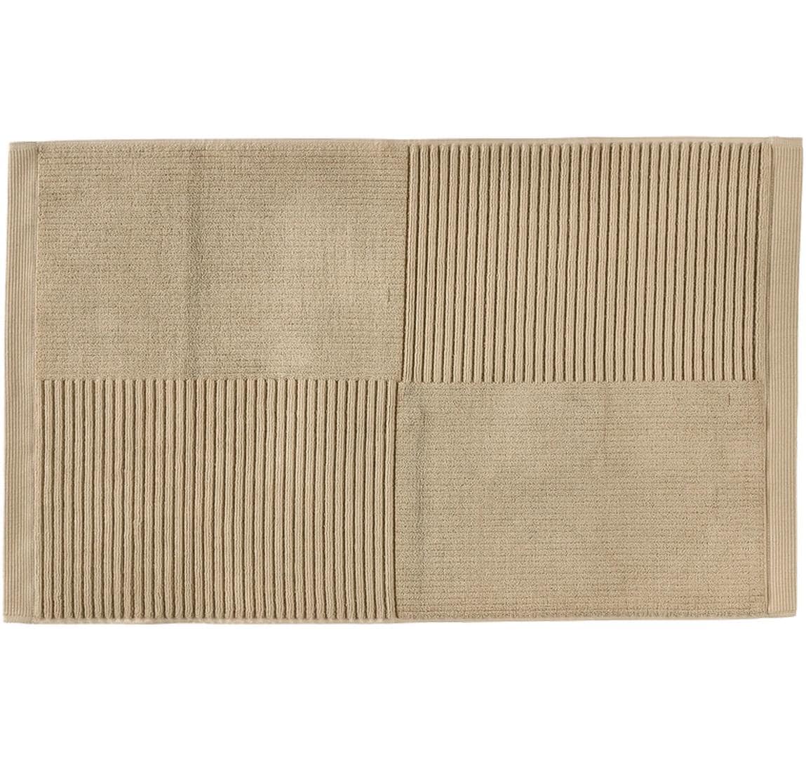 Zone Badeteppich Classic 80x50 cm, Camel 100% Cotton/1200 g, waschbar 60 Grad
