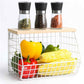 relaxdays Organizer Obstkorb Wandregal 21 x 30 cm Hellbraun/Weiss