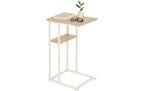 relaxdays Beistelltisch in C-Form 60 x 40