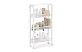 Küchenwagen Nischenwagen 77x13x45.5 cm Weiss von relaxdays