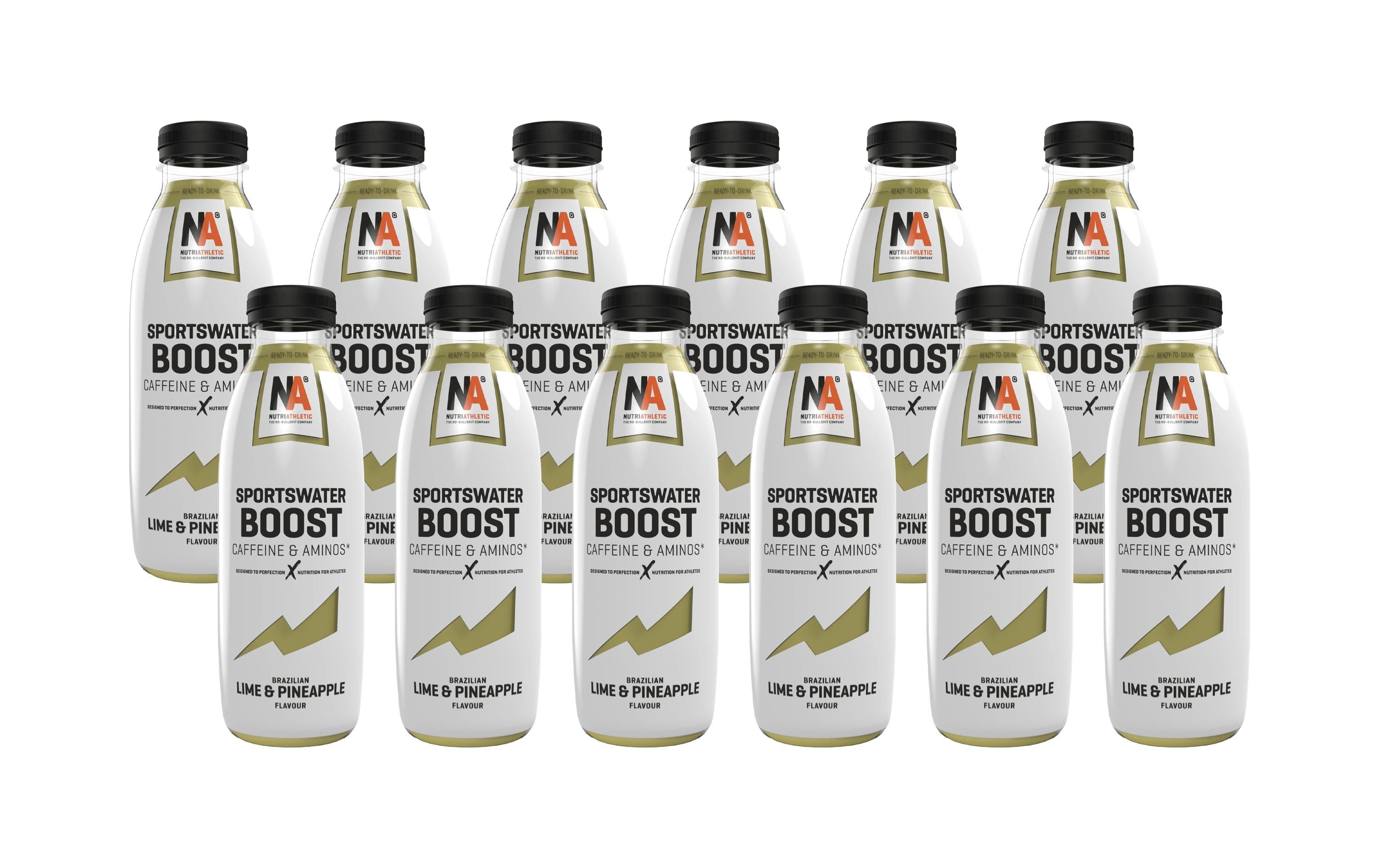 NutriAthletic Sports Water Boost Brazilian Lime & Pineapple, 12 Stück