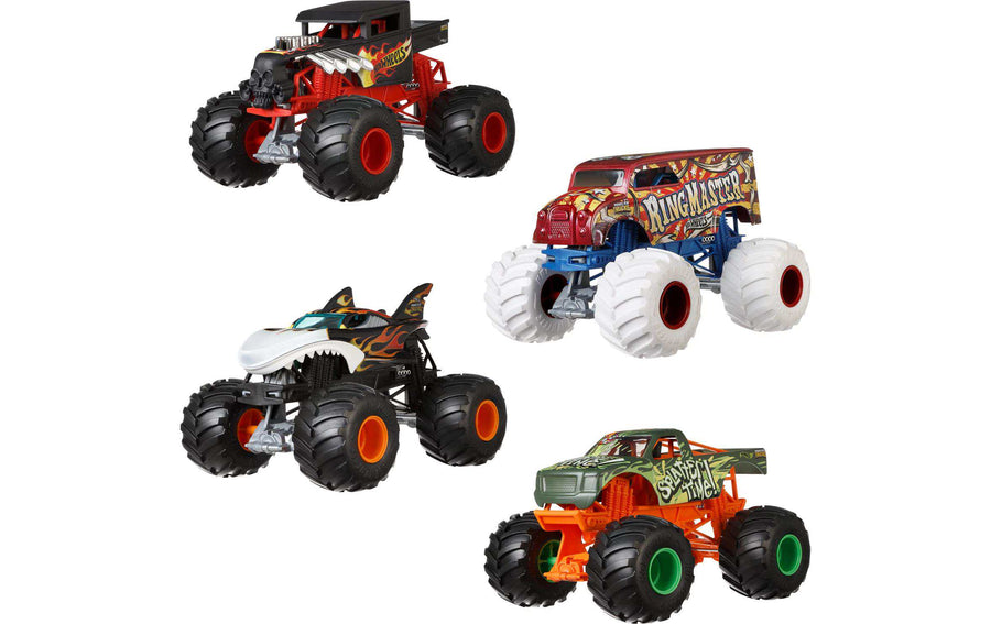 Hot Wheels Monster Trucks 1:24 Die-Cast Assortiert
