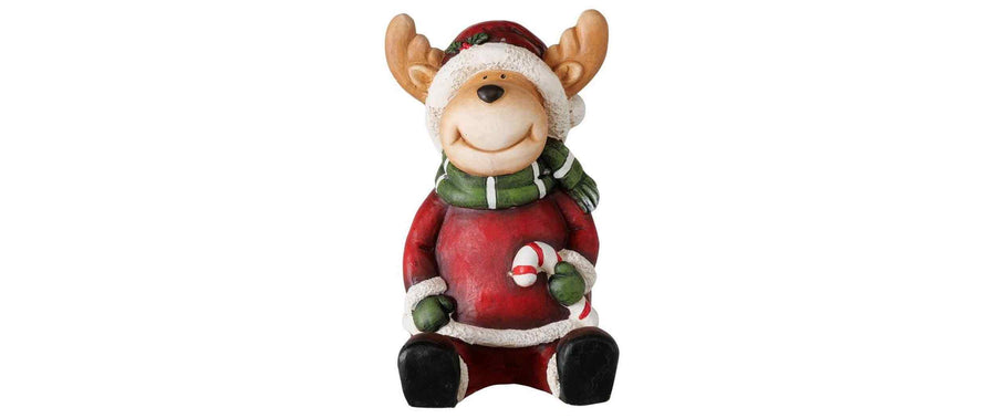 Weihnachtsfigur Elch Jakob 23x24x40 cm Boltze
