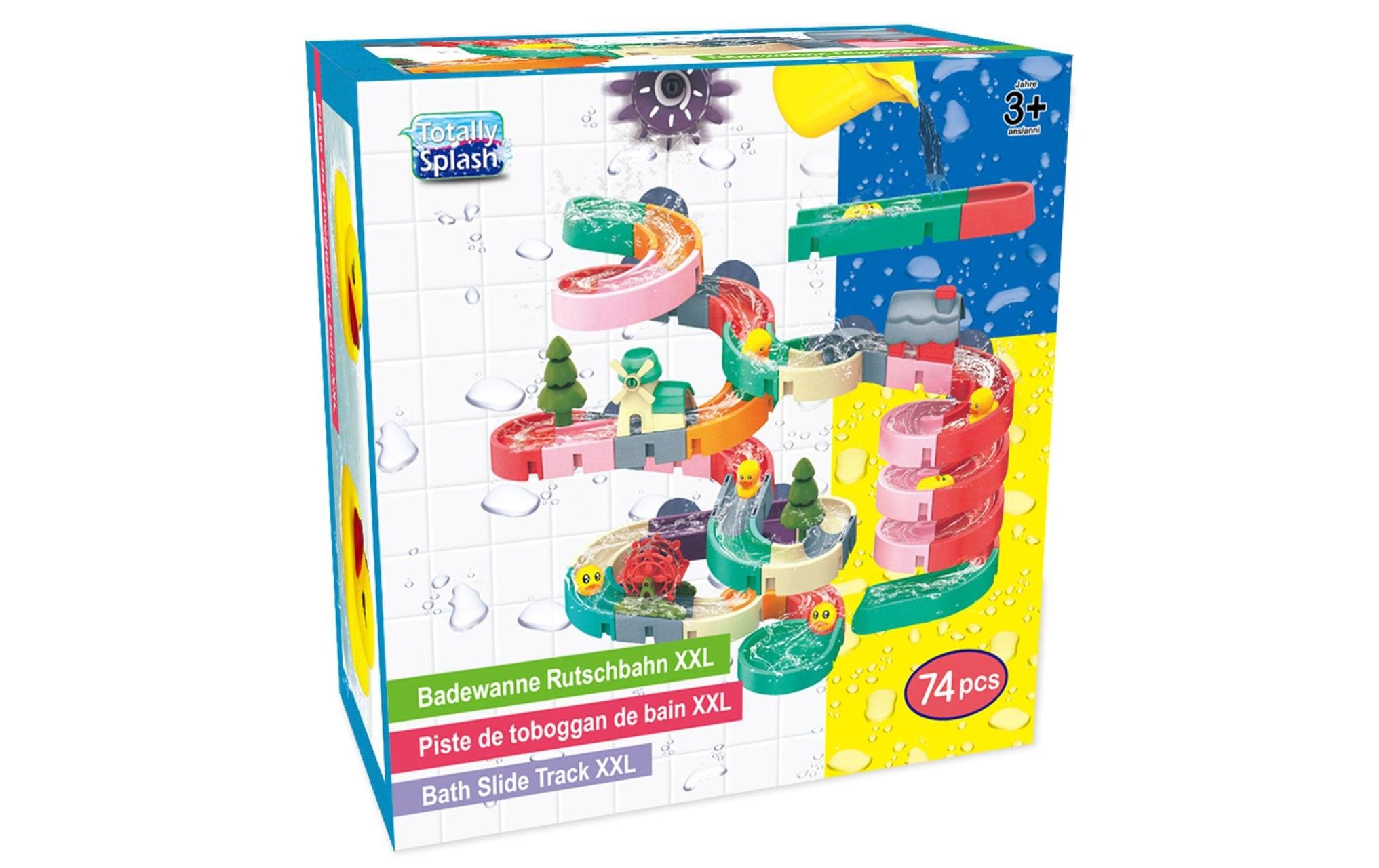 Totally Splash Badewanne Rutschbahn XXL 74 Teile