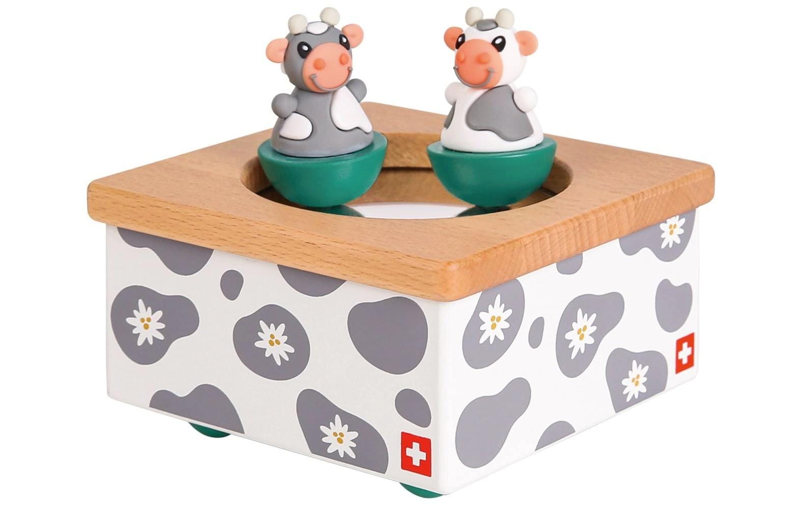 Spielba Holzspielwaren Musikdose Kuh