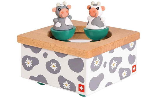 Spielba Holzspielwaren Musikdose Kuh