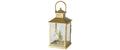 Weihnachtswindlichter Clara 15x15x30cm Gold Boltze