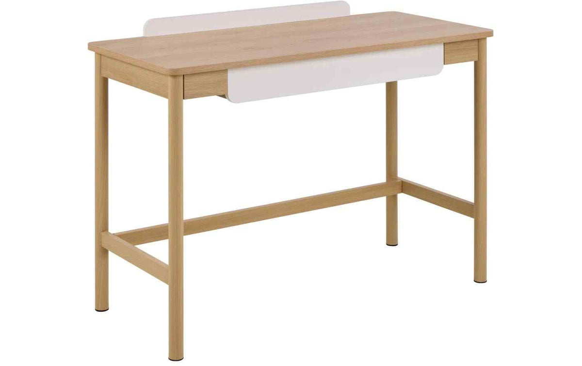 AC Design Bürotisch Alpena braun 110x50x75 cm (LxBxH) Eiche