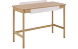AC Design Bürotisch Alpena braun 110x50x75 cm (LxBxH) Eiche