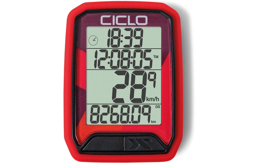 Ciclosport Fahrradcomputer Protos 213 Rot