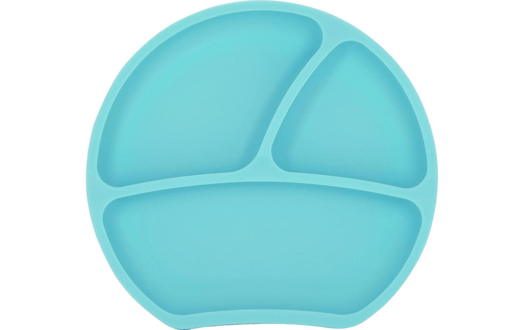 Kindsgut Kinderteller unterteilt Aquamarin