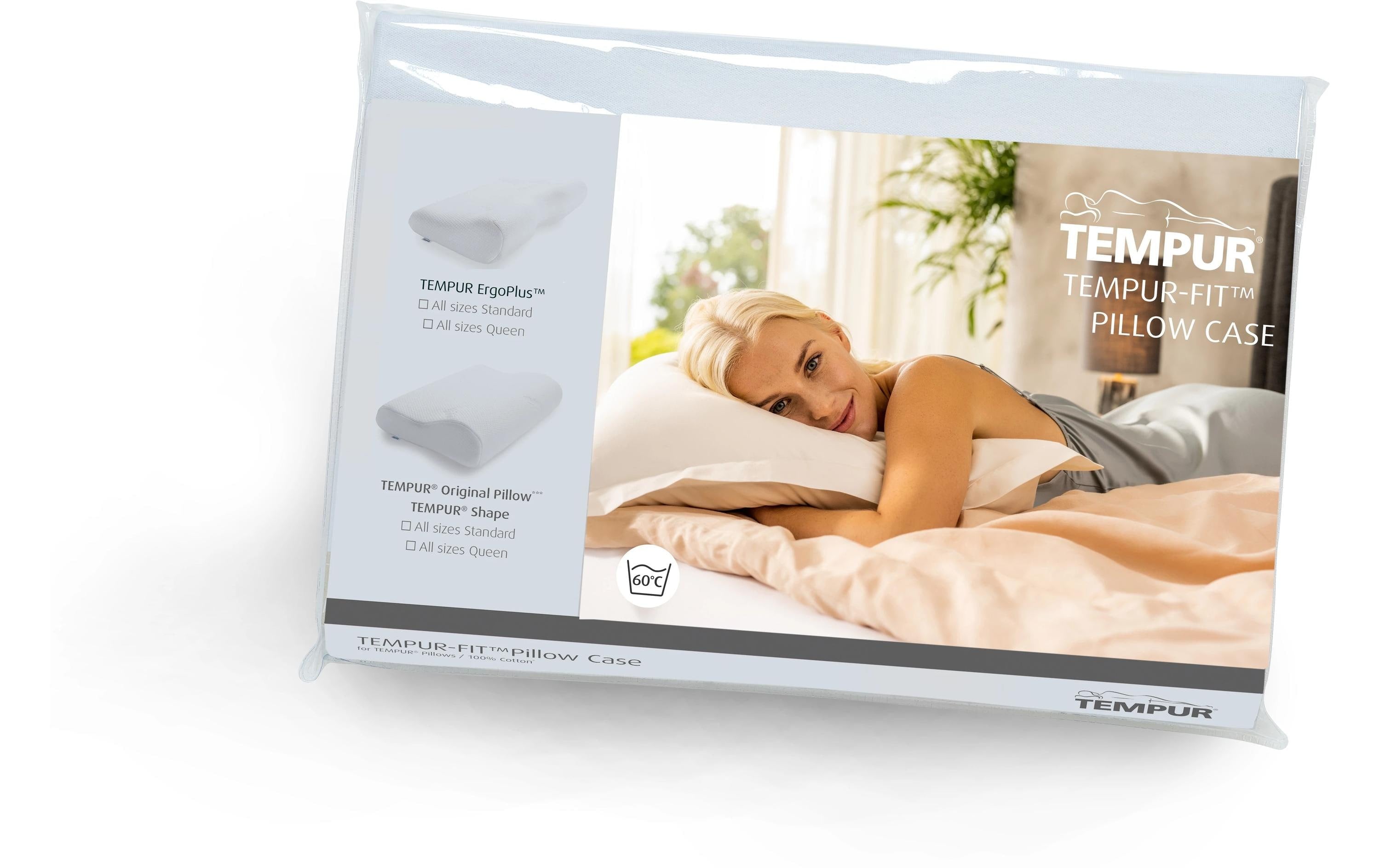 Tempur Kopfkissenbezug Comfort Cloud / Traditional Weiss