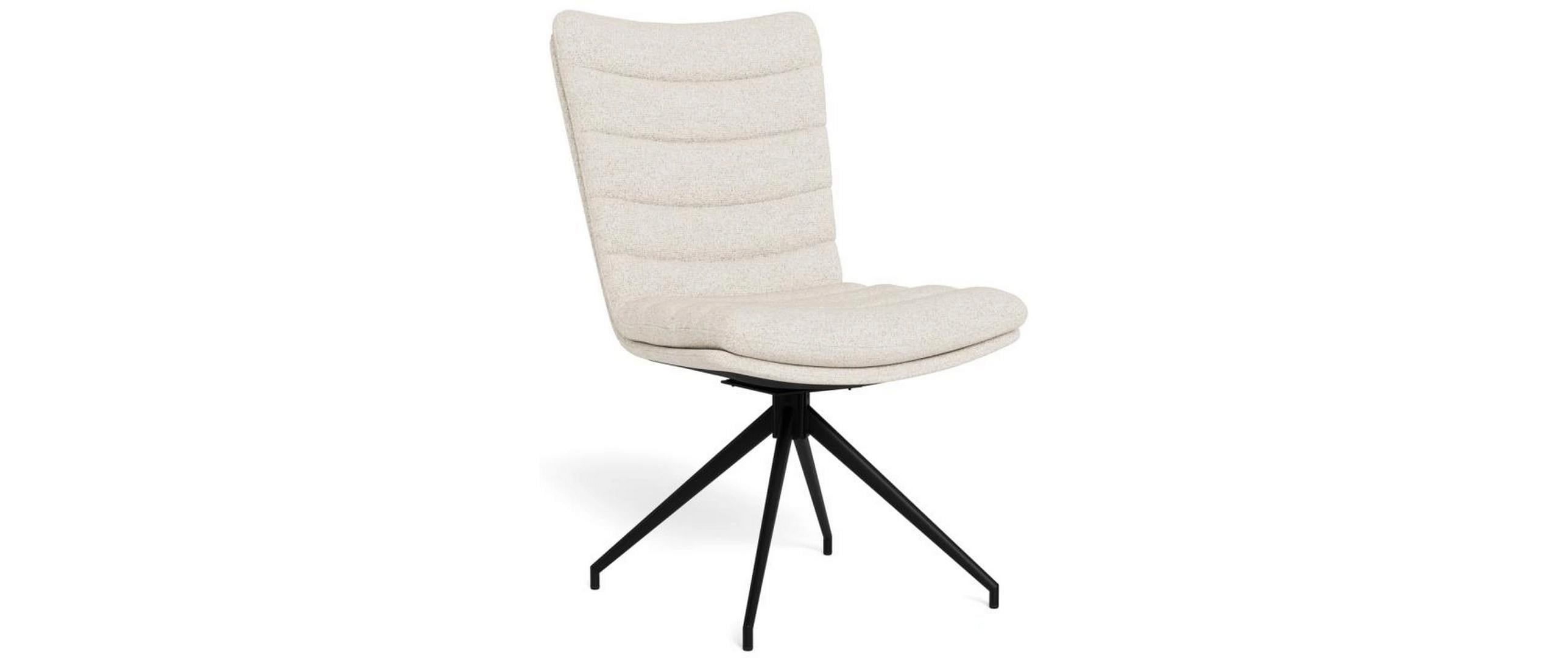 AC Design Esszimmerstuhl Grafton 2 Stück Schwarz/Creme