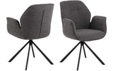 AC Design Esszimmerstuhl Aura Monza 1 Stück Monza fabric Anthrazit