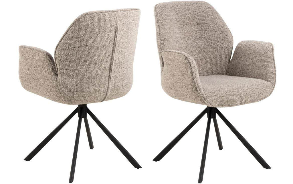 AC Design Esszimmerstuhl Aura Monza 1 Stück Beige