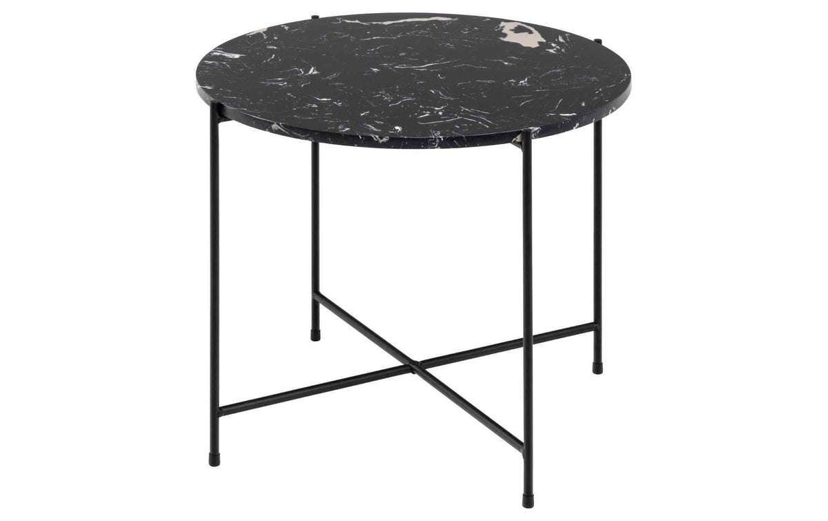 AC Design Couchtisch Avila Schwarz, Ø52x40 cm