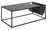 AC Design Couchtisch Seaford Schwarz, 110x60x40 cm