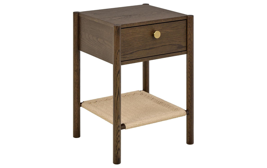 AC Design Nachttisch Monfort Dunkelbraun