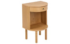 AC Design Nachttisch Paron Hellbraun