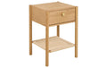 AC Design Nachttisch Monfort Hellbraun