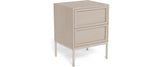 AC Design Nachttisch Palmdale Grau, 45.6x40x61 cm