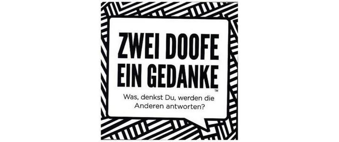 Kylskapspoesi AB Kartenspiel Zwei Doofe ein Gedanke -DE-