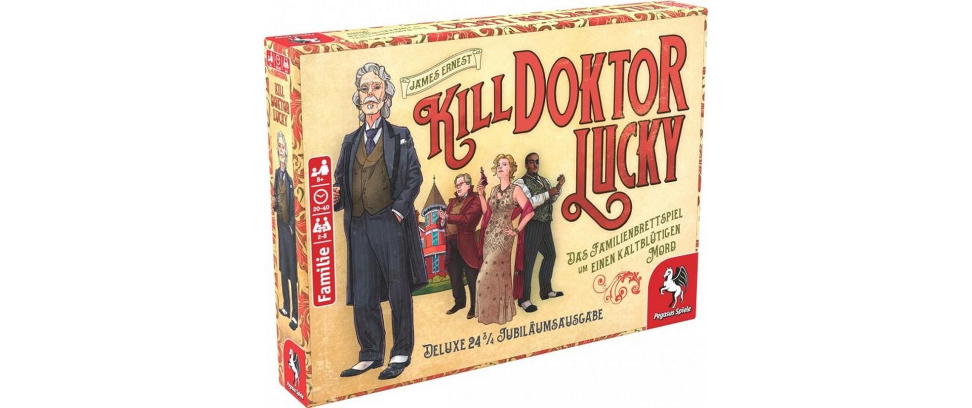 Pegasus Spiele Familienspiel Kill Doktor Lucky -DE-