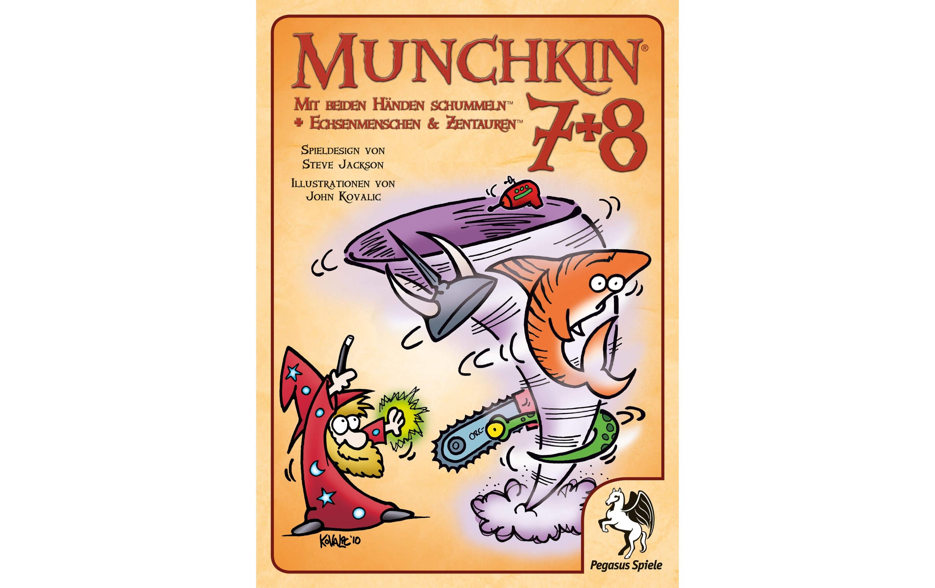 Pegasus Spiele Kartenspiel Munchkin 7+8 (Erweiterung) -DE-