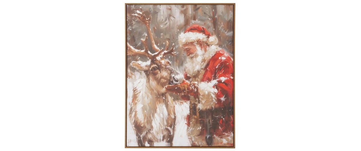 Weihnachtsbild Noelus 3.8x60x80 cm Mehrfarbig Boltze