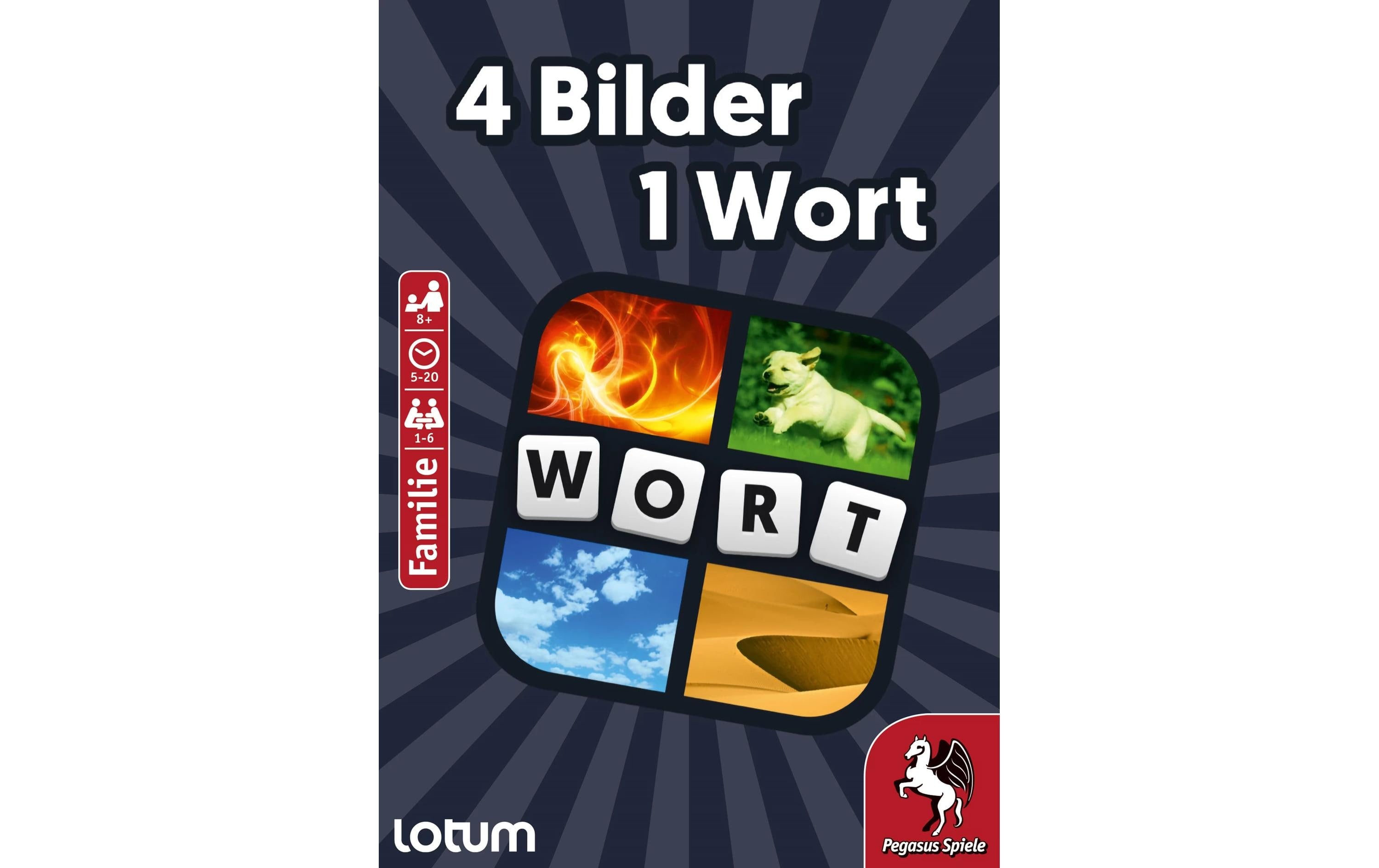 Pegasus Spiele Kartenspiel 4 Bilder 1 Wort -DE-