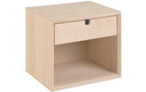 AC Design Nachttisch Century Hellbraun, 37x32x33 cm