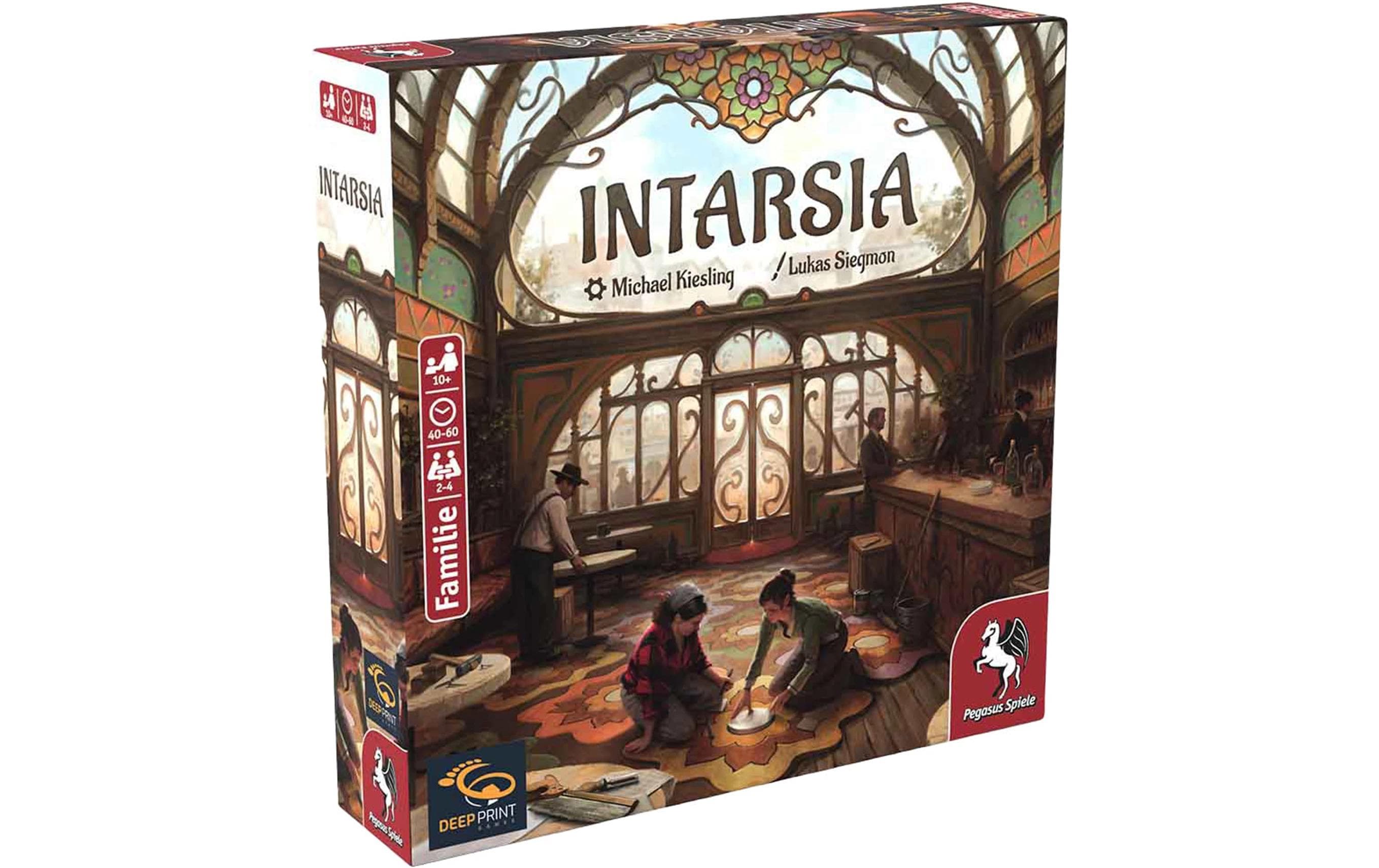 Pegasus Spiele Familienspiel Intarsia -DE-