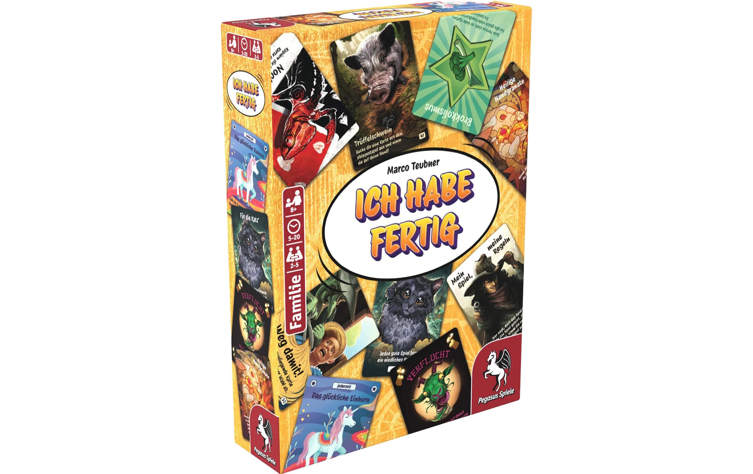 Pegasus Spiele Kartenspiel Ich habe fertig -DE-