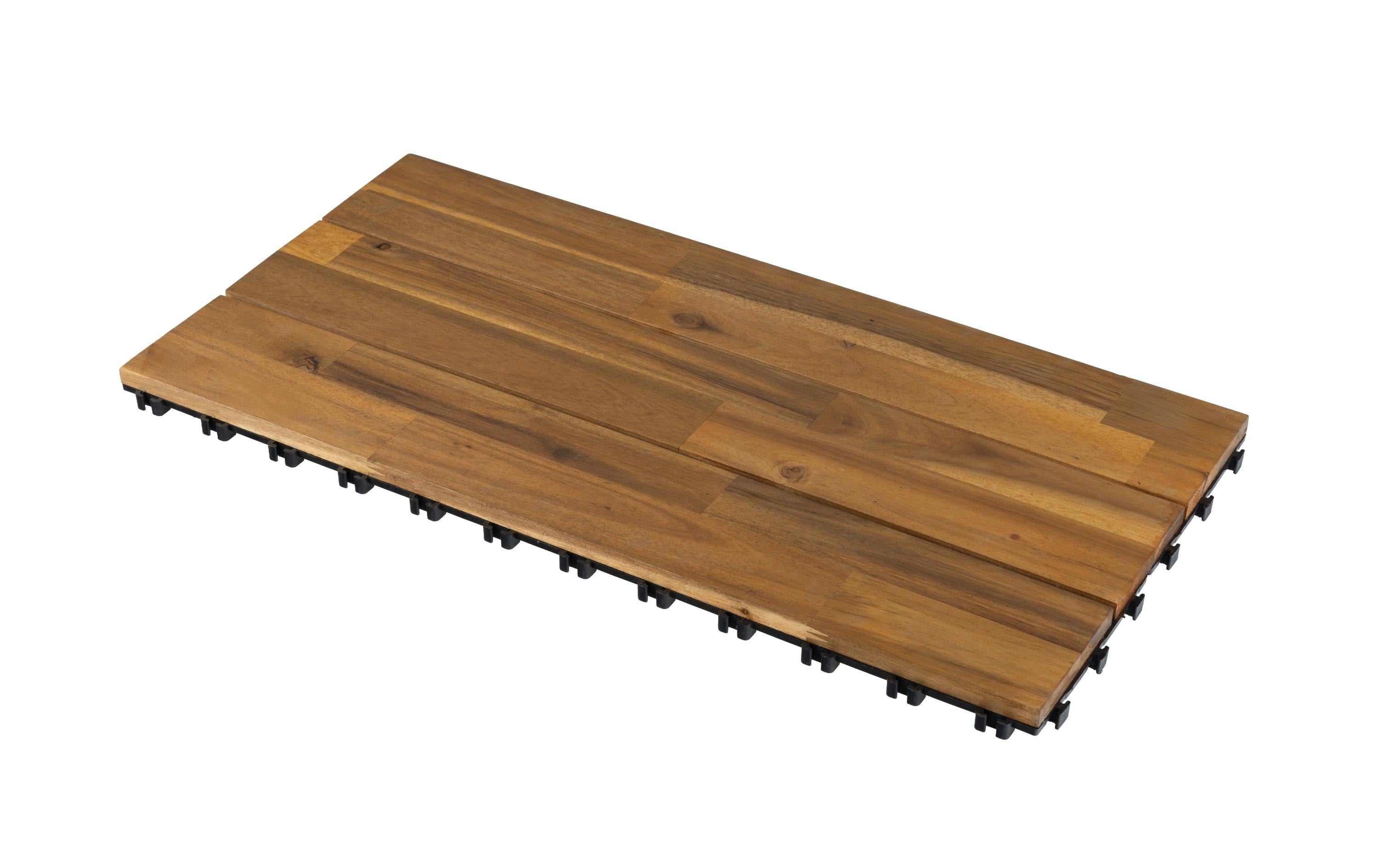 COCON Balkon- und Terrassenplatten Akazie 60x30 cm, 6 Stück Garten & Outdoor > Garten > Garten Zubehör COCON