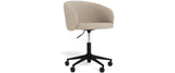 AC Design Bürostuhl Eleanor beige mit Soft-Bremsrollen