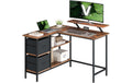 VASAGLE Tisch in L-Form Braun 115 x 105 x 89.5 cm