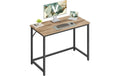 VASAGLE Tisch 100 x 50 x 76 cm Camelbraun/Schwarz