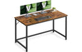 VASAGLE Tisch mit Platte Braun/Schwarz 120 x 60 cm