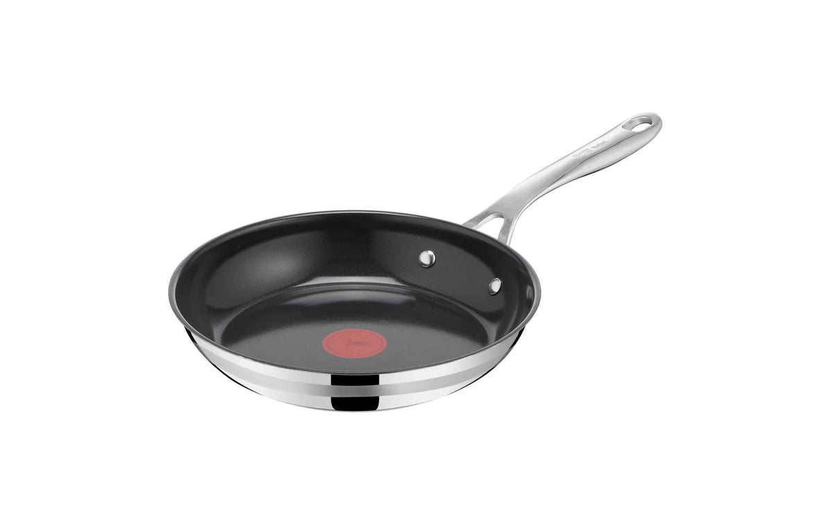 Tefal Bratpfanne Jamie Oliver Smart Cook, 24 cm, mit schwarzer Antihaftbeschichtung und Edelstahlgriff