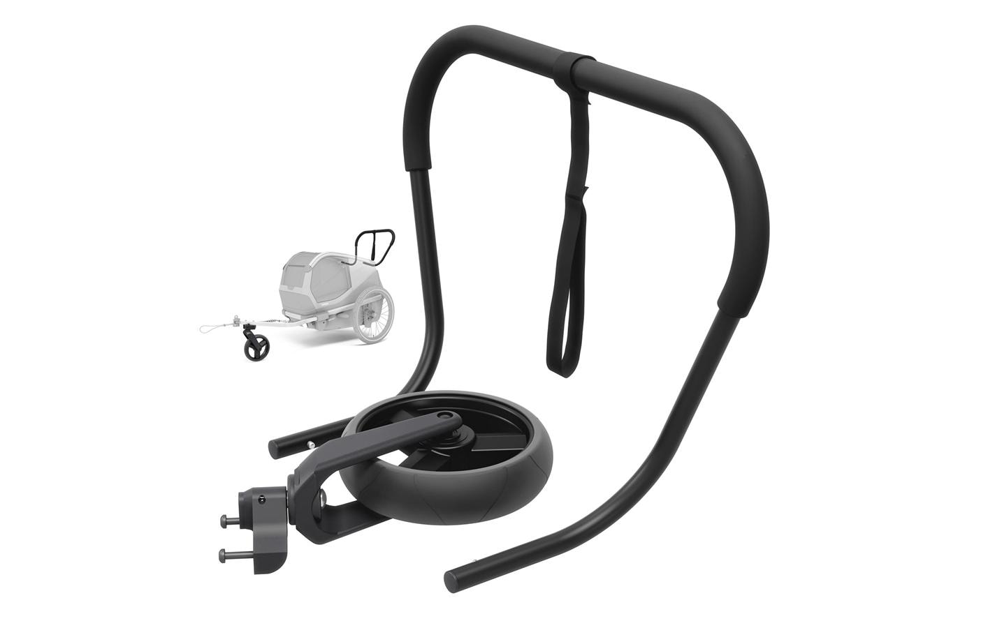 Thule Buggy-Set Dog Bexey L - Polyester, Schwarz, 50 kg Sport & Freizeit > Freizeit > Zubehör Thule