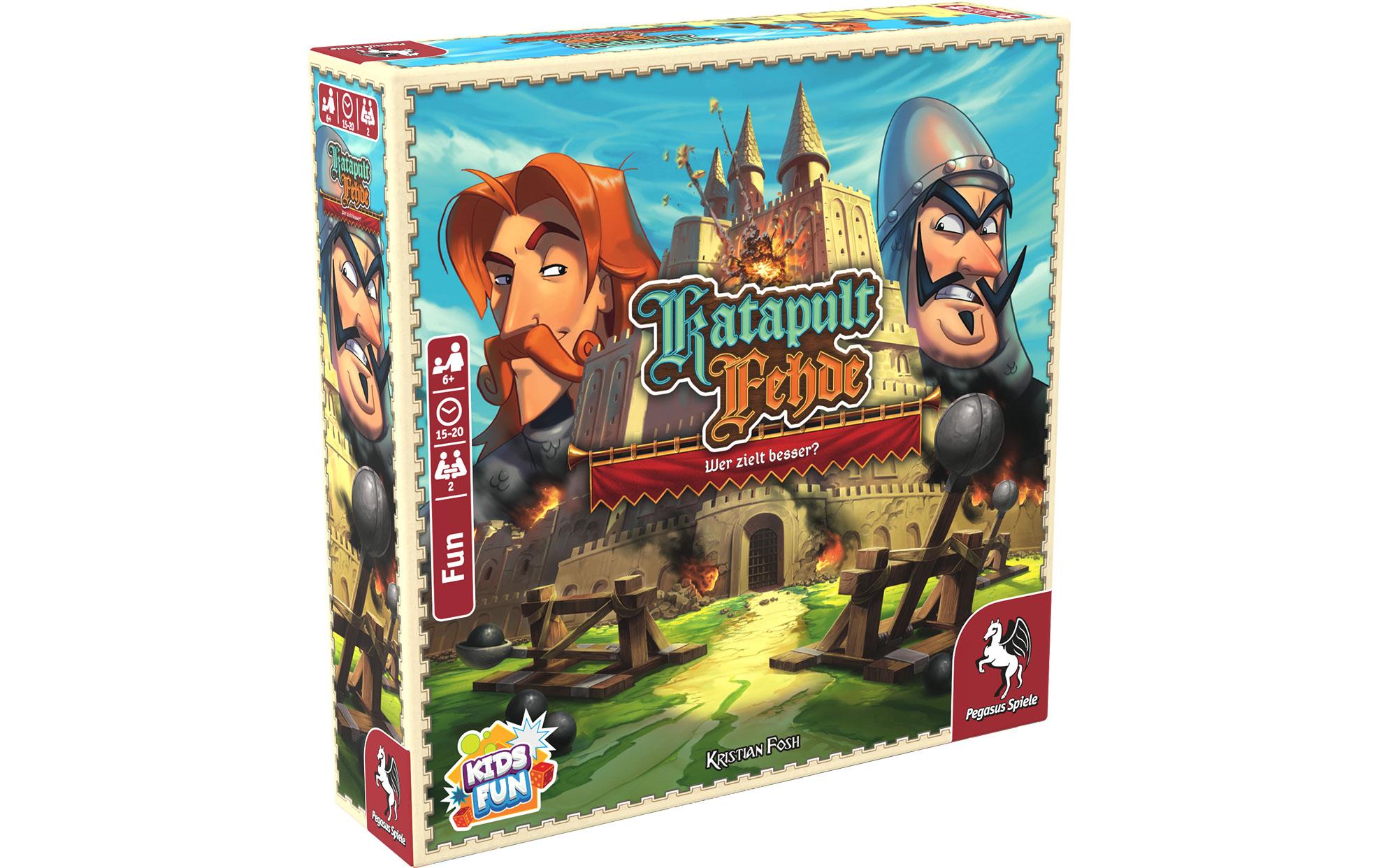 Pegasus Spiele Kinderspiel Katapult Fehde -DE-