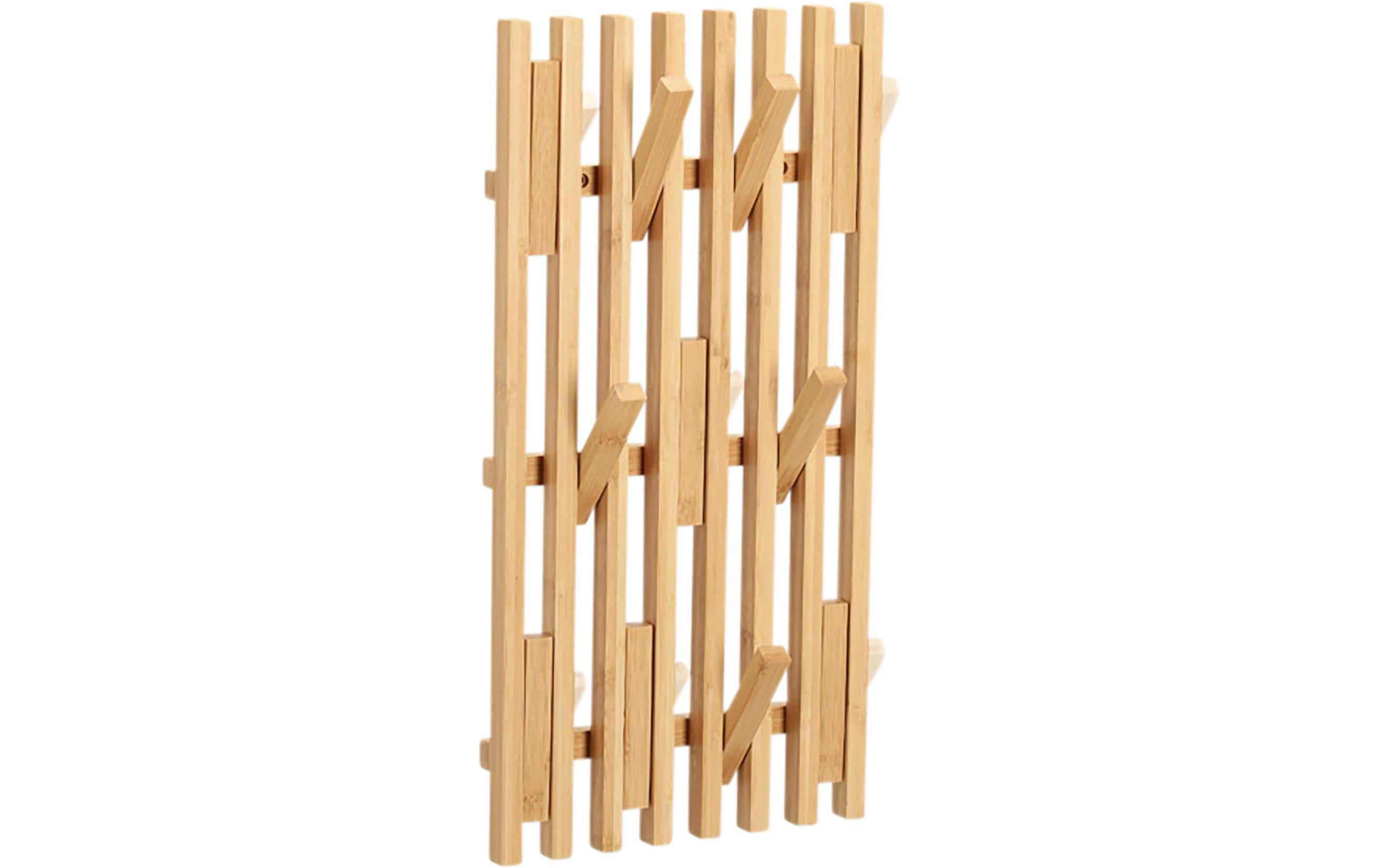 Zeller Present Wandgarderobe Bambus